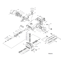 Cat pomp 350 - 15 ltr - 105 bar 1450 rpm
